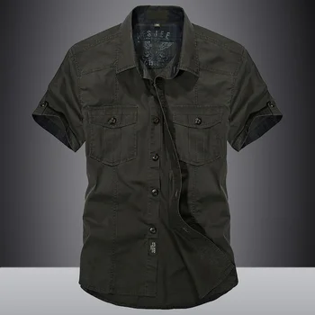 Комплект модной рабочей одежды с коротким рукавом, элегантная мужская рубашка, Дизайнерская мужская гавайская одежда большого размера для мужчин