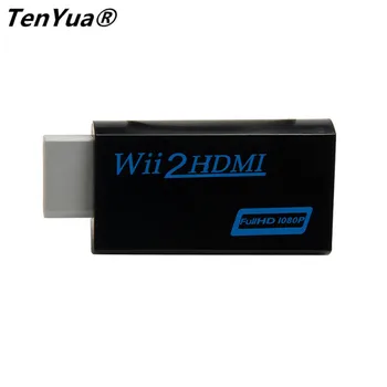 Конвертер адаптера Wii в HDMI Поддерживает 720P 1080P FullHD с аудиоразъемом 3,5 мм, адаптер Wii2HDMI для HDTV