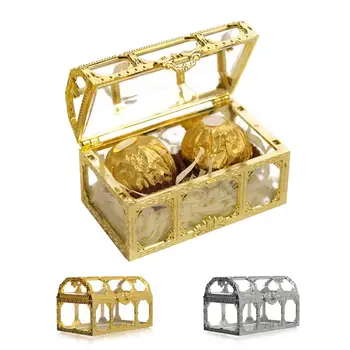 Креативная золотая коробочка, изысканная коробка для сладких конфет, винтажные коробки для шоколада, подарок для ребенка, романтический декор для свадебной вечеринки.