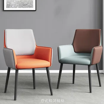 Креативный Обеденный стул в скандинавском стиле с акцентом на Роскошные Минималистичные Мобильные стулья для гостиной, мебель для дома Sedie Sala Da Pranzo WYH