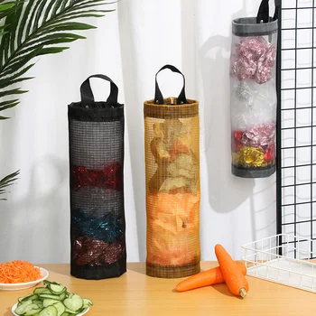 Креативный Подвесной Органайзер Для кухни, ванной комнаты, домашнего декора, Удобная сумка для хранения продуктов, дозатор мешков для мусора