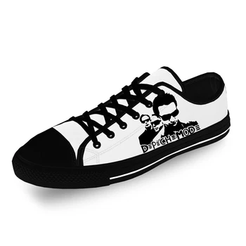 Кроссовки Depeche Band с низким верхом Mode Мужская женская подростковая повседневная обувь DM Парусиновые кроссовки для бега Легкая обувь с 3D принтом