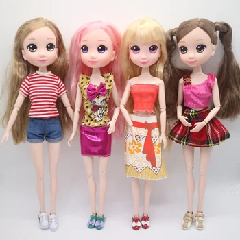 куклы cortoon 12-дюймовая пластиковая кукла DIY пластиковая подвижная кукла с шаровыми шарнирами 32 см