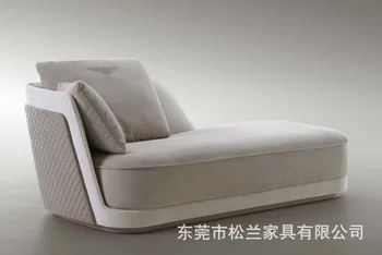Легкий роскошный кожаный диван простой современный диван для отдыха в гостиной