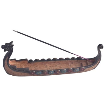 Лодка-дракон, Держатель ароматической палочки, Горелка, Ручная резьба, украшения для курильницы, ретро-курильницы традиционного дизайна