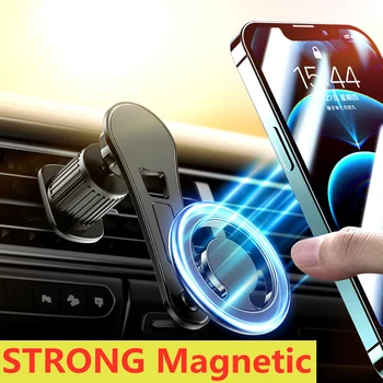 Магнитный Автомобильный держатель для телефона 2023 720 Вращающийся Магнит для вентиляционного отверстия Кронштейн для смартфона для iPhone 14 13 12 Pro Max Samsung Xiaomi