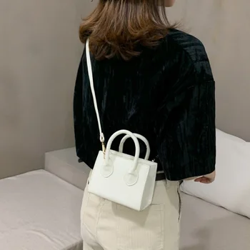 Маленькая квадратная сумка, Новая популярная ретро-мини-сумка, женская сумка-мессенджер в литературном стиле, женская сумка-мессенджер через плечо