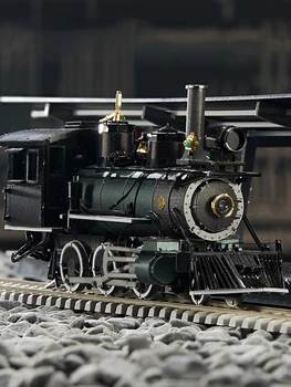 Металлический паровоз типа Mg для взрослых, собранная модель игрушки 3D, 3D головоломка, модель поезда, украшения для моделей