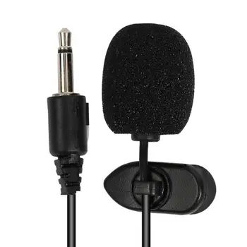Мини-автомобильный микрофон со стереоразъемом 3,5 мм, внешний микрофон для автомобильного DVD-GPS-плеера