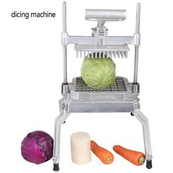 Многофункциональная машина для резки овощей, коммерческая машина для резки овощей, Ручная машина для нарезки салата кубиками, Кухонный комбайн