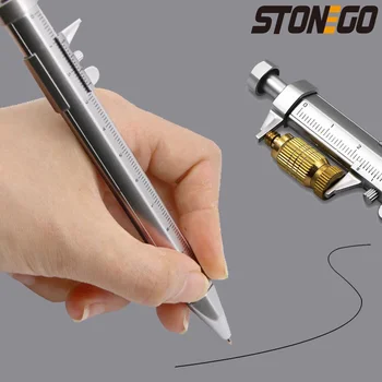 Многофункциональная шариковая ручка STONEGO, креативный штангенциркуль, роликовая шариковая ручка, измерительный инструмент, принадлежности для студентов