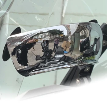Мотоциклетное 180-Градусное Защитное Зеркало заднего Вида Обеспечивает Полный Обзор сзади ДЛЯ Kawasaki GTR KLE KLV 250 400 500 1400 1000 J300 LAKOTA 300