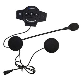 Мотоциклетный Bluetooth-совместимый шлем, переговорное устройство, Беспроводная гарнитура громкой связи с микрофоном для голосовых вызовов