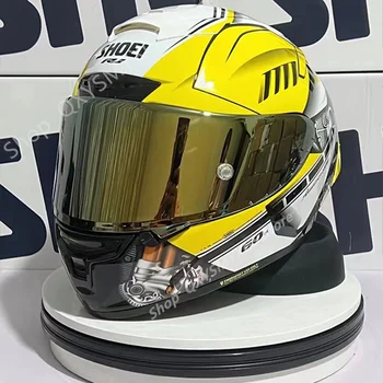 Мотоциклетный шлем X-14 X14 желтого цвета, шлем для верховой езды, Мотокросс, Мотобайк, шлем Casco De Motocicleta