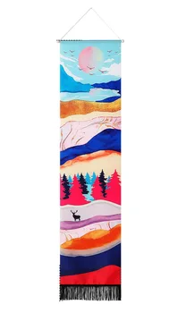 Мраморное горное солнце Гобелен Настенная ткань ковер Домашний декор Фон для спальни Гостиной