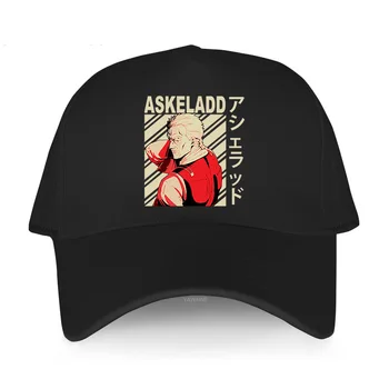 Мужская шляпа с коротким козырьком, Уличные Бейсболки, Регулируемые Vinland Saga Askeladd, летние классические винтажные шляпы с принтом, мужская повседневная кепка