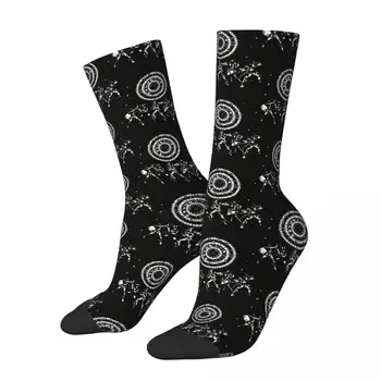 Мужские носки в стиле хип-хоп, винтажные, пиксельные, сумасшедшие, Аниме Saint Seiya, унисекс, Харадзюку, забавная новинка, носки для экипажа, подарок для мальчиков