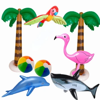 Надувной летний бассейн, игрушки для детей, водные игрушки, пляж, сад, декор для вечеринки у бассейна, Гавайские принадлежности для вечеринок