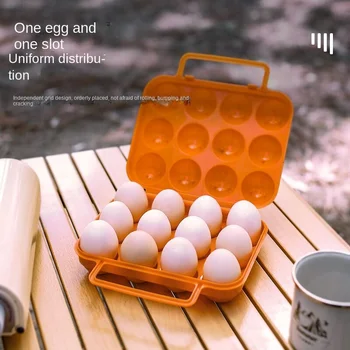Наружная переносная коробка из-под яиц, защищенная от падений и ударов, защитный ящик для хранения яиц, пластиковый для кемпинга, пикника