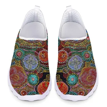 Необычные кроссовки для бега с хорошей сеткой, кроссовки в стиле австралийских аборигенов, женская обувь, повседневные туфли без каблуков в винтажном стиле, Mujer