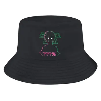 Неоновые шляпы унисекс Shigeo Kageyama, Mob Psycho, 100, Хип-хоп, солнцезащитная кепка для рыбалки, модный дизайн