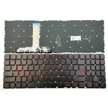 Новая клавиатура для ноутбука Lenovo Legion Y7000P Y7000-2019 Y7000P-1060 Y530 Y545 Y545-PG0 Y530-15ICH Черного Цвета с подсветкой
