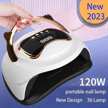 Новая лампа для сушки ногтей Используется для полировки УФ-гелем ногтей 36 светодиодов Шарики лампы равномерно распределены Быстро сушит лак для ногтей