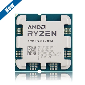 НОВАЯ Материнская плата Ryzen 5 R5 7600X 4,7 ГГц с 6-ядерным 12-потоковым процессором 5 Нм L3 = 32M Socket AM5 B650