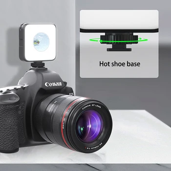 Новая распродажа светодиодной подсветки для видеосъемки, портативной полноцветной RGB подсветки для зеркальной камеры смартфона, перезаряжаемой подсветки для видеоблога