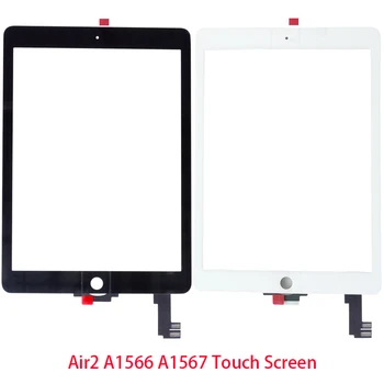 Новинка для iPad 6 Air2 2-го поколения, стеклянный сенсорный экран A1566 A1567, сенсорная панель, запасные части, бесплатная доставка