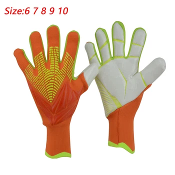 Новые Латексные Футбольные вратарские перчатки Профессиональная защита взрослых подростков Футбольные вратарские перчатки для подростков