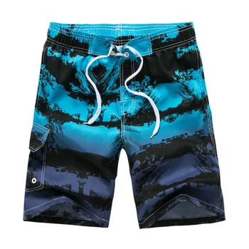 Новые летние мужские бермуды Beac с принтом в стиле Casual Quick Dry Board, мужские брюки-бермуды M-5XL, 21 цвет