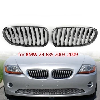 Новый Передний Забор Гриль Решетка ABS Из Углеродного Волокна Для BMW Z4 E85 E86 2003-2009 51117117757 51117117758
