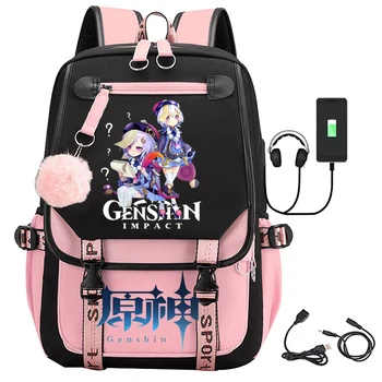 Новый рюкзак для отдыха Yuanshen USB рюкзак мужская и женская сумка школьная сумка в стиле колледжа