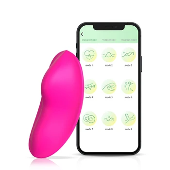 Носимый вибратор Butterfly, Беспроводное приложение, Удаленные трусики для женщин, эротические секс-игрушки для клитора, секс-игрушки для взрослых, вибраторы для влагалища