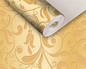Обои на заказ современная минималистичная мода золотой европейский узор элитный фон для телевизора в спальне настенная роспись из папье-маше behang