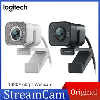 Оригинальная веб-камера Logitech StreamCam Full HD 1080P 60 кадров в секунду, USB-камера со Встроенным Микрофоном, автофокусировкой и экспозицией для игр на YouTube