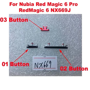Оригинальная кнопка регулировки громкости питания для ZTE Nubia Red Magic 6 Pro RedMagic 6 NX669J Внешние конкурсные кнопки