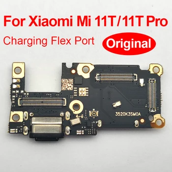 Оригинальная плата зарядного устройства Mi 11T/Mi 11T Pro Flex для Xiaomi Mi 11T/Mi 11T Pro Разъем USB-порта док-станция для зарядки гибкого кабеля