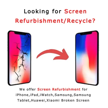 Отремонтируйте сервис Recyle для iPhone 8 X XR XS 11 12 13 14 Pro Max Mini, разбитое ЖК-стекло, треснувший экран