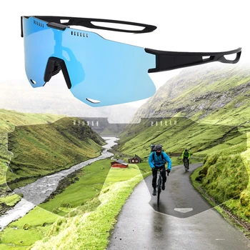 Очки для альпинизма Солнцезащитные очки для рыбалки Защитные очки Со сменными линзами Спортивные велосипедные очки для туризма и пешего туризма