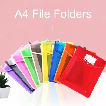 Папка для файлов формата А4, Папка для хранения канцелярских принадлежностей, Водонепроницаемые папки-органайзеры для файлов, ПВХ Сумка-конверт, Бумажные Органайзеры для хранения файлов