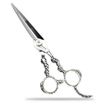 Парикмахерские ножницы, 6-дюймовые персонализированные плоские ножницы высокого класса, могут играть роль зубных ножниц без прореживания и маркировки