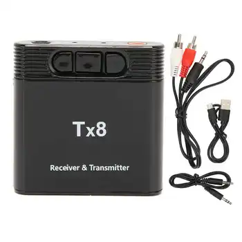 Передатчик-приемник Bluetooth 2 в 1 USB-зарядка, беспроводной адаптер AUX для телевизора, автомобильного динамика, домашнего стереосистемы, ПК