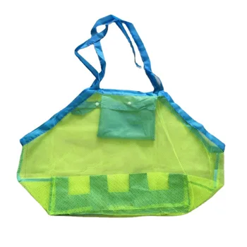 Переносная сетчатая сумка для детского песка, сумки для хранения детских игрушек, большая пляжная сумка для полотенец, женская косметичка для макияжа