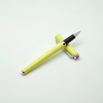 Перьевая ручка KAIGELU 388 с серебряным зажимом, иридиевый наконечник, 0,5 мм, деловая офисная ручка, школьная практика, каллиграфия, подарочные канцелярские принадлежности