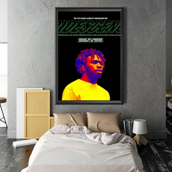 Плакат с обложкой музыкального альбома Brockhampton Iridescence, рэп, хип-хоп, звезда поп-музыки, печать плаката на холсте (без рамки)