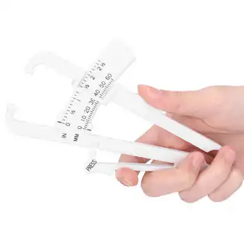 Пластиковый штангенциркуль для измерения жировых отложений Ручной унисекс Прибор для измерения жировых отложений Skinfold Caliper