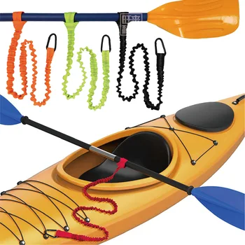 Поводок для SUP-весла с карабином, Каяк безопасности, Гребная лодка, Удочка, шест, спиральный шнур, Стяжная веревка
