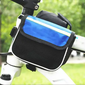 Полезная велосипедная сумка, простая установка, хранение, Высокопрочная сумка для передней балки горного велосипеда 3 в 1 MTB